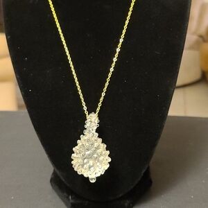 Vintage Chrystal like Pendant